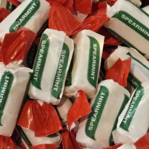 Spearmint Chews sweets from Morgan's Sweets Emporium