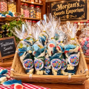 Blue Birthday Party Bags from Morgan's Sweets Emporium