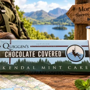 Chocolate Covered Kendal Mint Cake 106g from Morgan's Sweets Emporium
