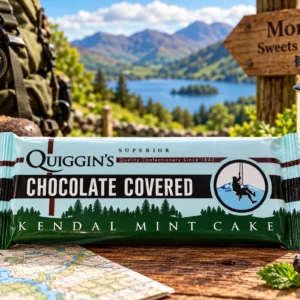 Chocolate Covered Kendal Mint Cake 50g from Morgan's Sweets Emporium