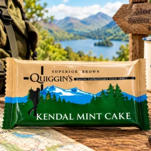 Kendal Mint Cake Superior Brown 85g from Morgan's Sweets Emporium